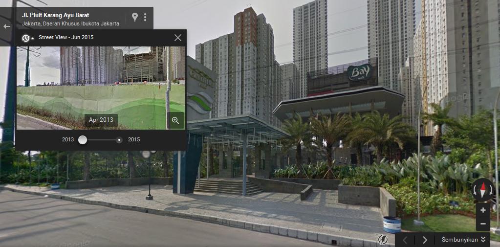 cara menggunakan street view google map